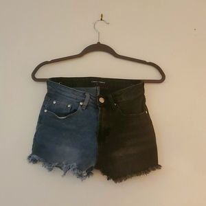 Almost famous size 1 vintage used black and dark blue